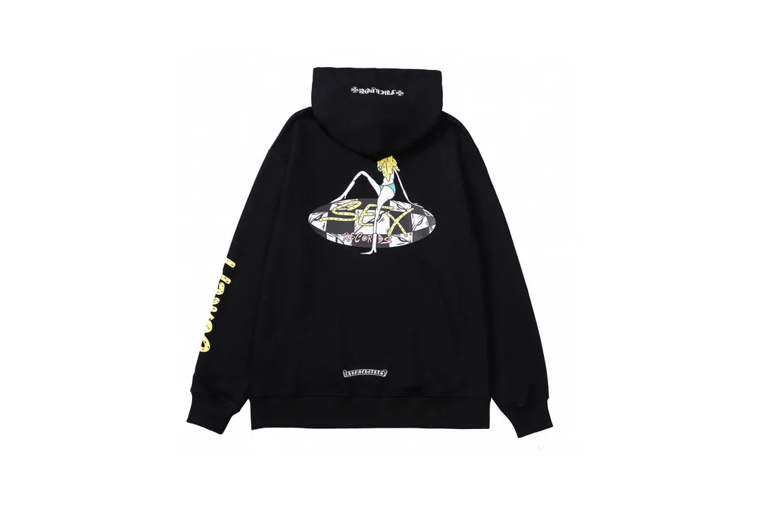 M24—P210 -Chrome Hearts/Chrome Hearts printed sweatshirt cardigan jacket -420 grams of high-density, high-quality wool, soft, delicate and skin-friendly, soft and silky to the touch, warm and skin-friendly -The hardware and zipper accessories are all customized and full of details -Colour: black -Size: S M L XL